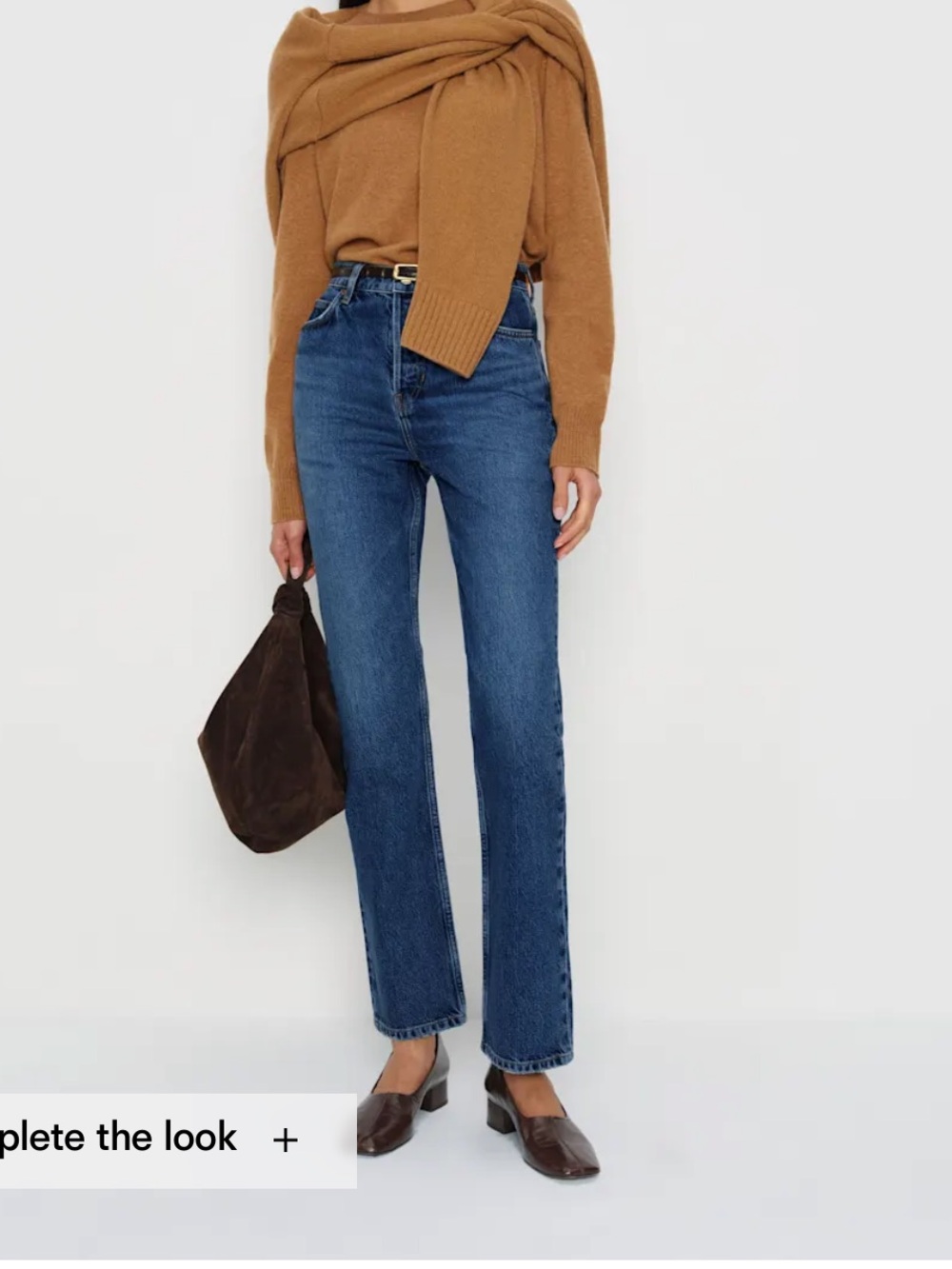 Reformation Cynthia High Rise Straight Cropped Jeans
